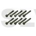 842035 Semi-threaded Socket Head Cap Screw Black (M3x19) x10  GAUI X3  